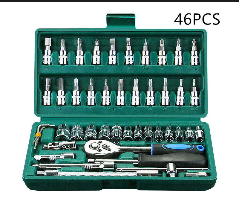 Socket wrench set fast socket wrench set